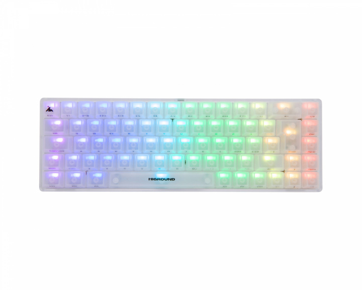 Higround OPAL Base 65 Hotswap Gaming Keyboard - ISO German [White Flame]