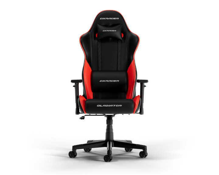 DXRacer GLADIATOR L Black & Red PVC Leather