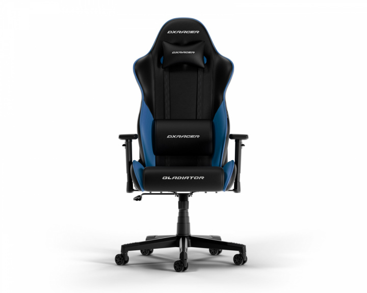 DXRacer GLADIATOR L Black & Blue PVC Leather