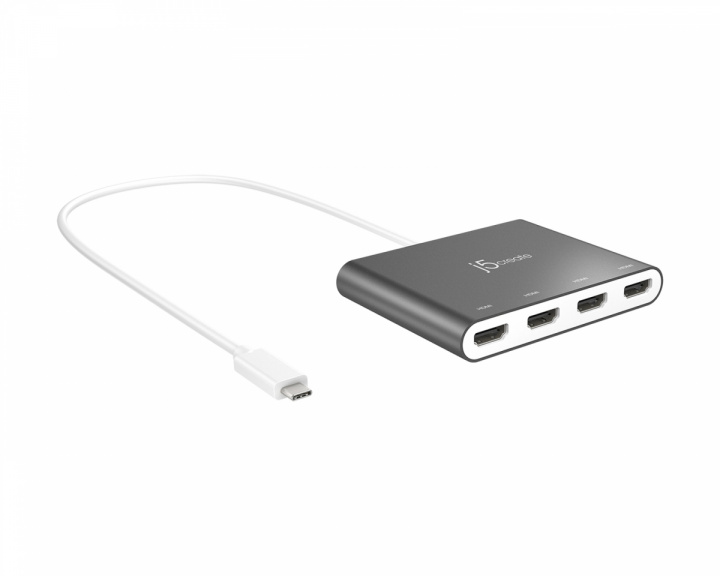 j5create USB-C to 4-Port HDMI Multi-Monitor Adapter