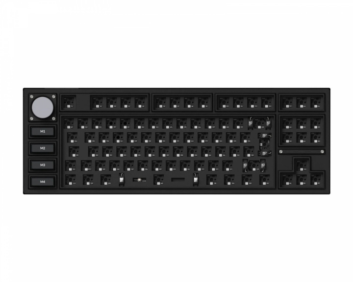 Keychron Q3 Pro QMK TKL Hot-Swap RGB Backlight ISO Knob Version - Barebone - Carbon Black