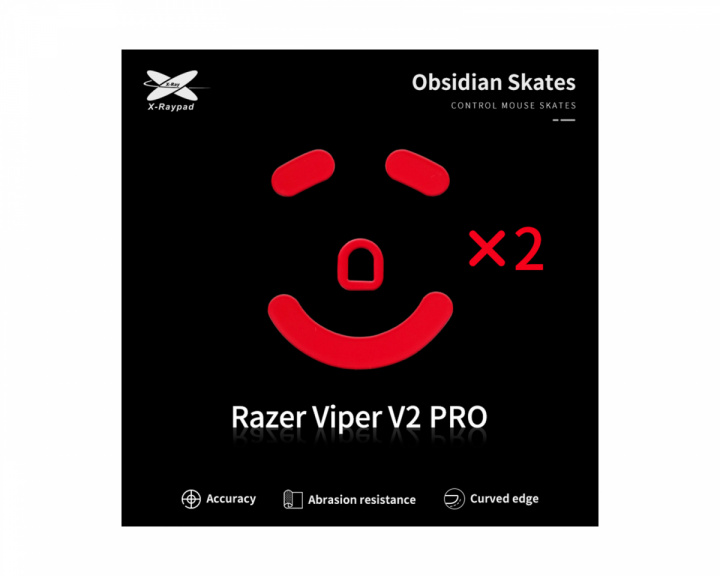 X-raypad Obsidian Mouse Skates for Razer Viper V2 PRO