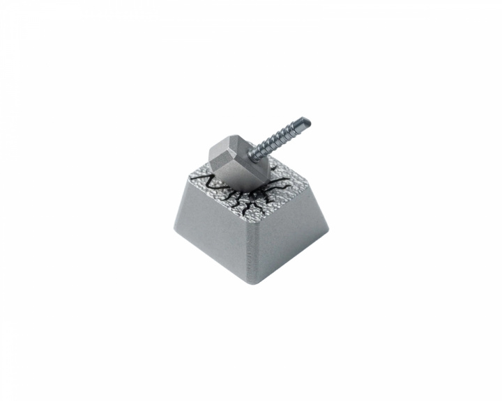 Keychron Hammer Aluminum Alloy Artisan Keycap - Silver