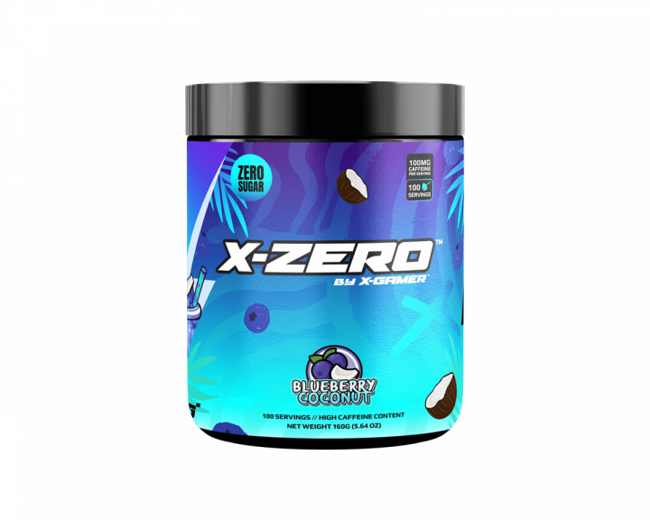 X-Gamer X-Zero Blueberry & Coconut - 100 Servings