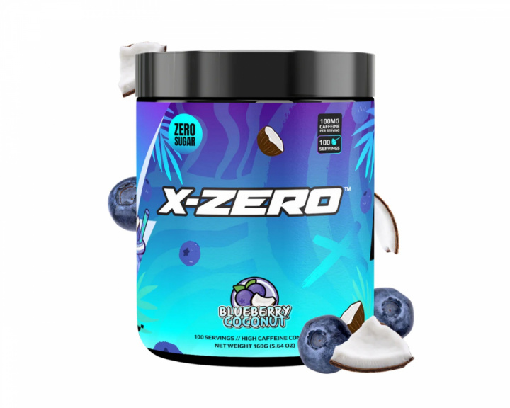 X-Gamer X-Zero Blueberry & Coconut - 100 Servings