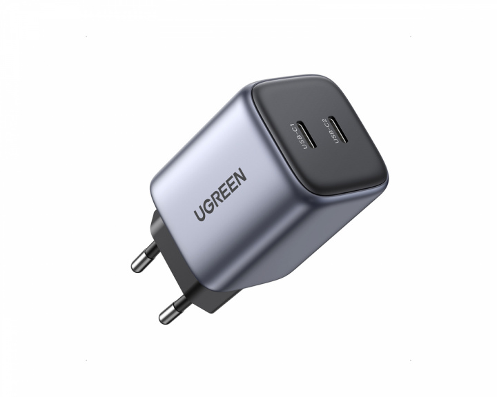 UGREEN Nexode Mini 45W Dual USB-C PD Wall Charger - Black