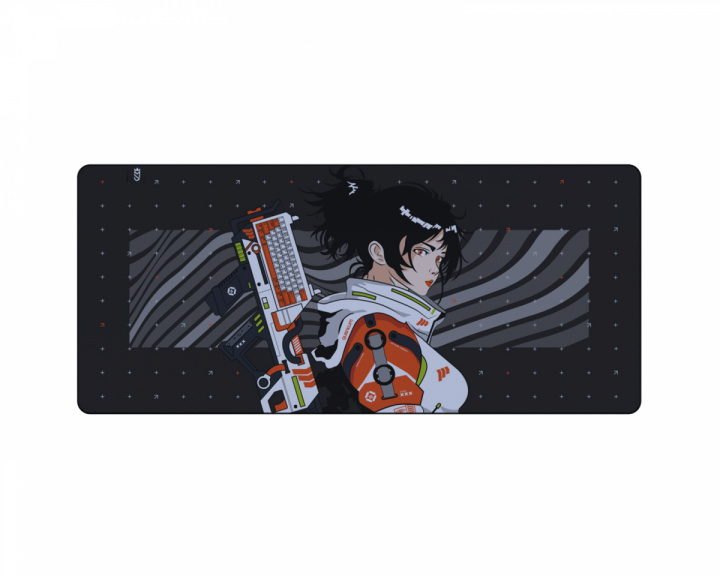 Mighty Setups Armory Girl Orange Mousepad - XXL