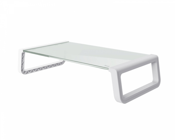 Trust Monta Glass Monitor Stand - White