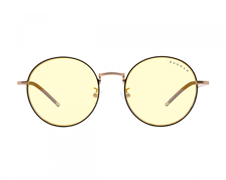 Gunnar Optiks Ellipse - Black/Gold - Amber
