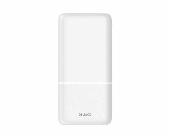 Deltaco 20.000 mAh Powerbank - White