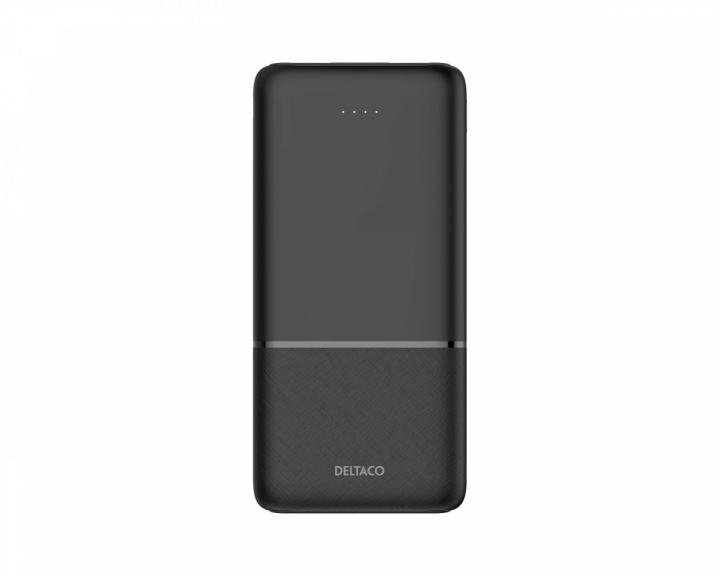 Deltaco 10.000 mAh Powerbank - Black