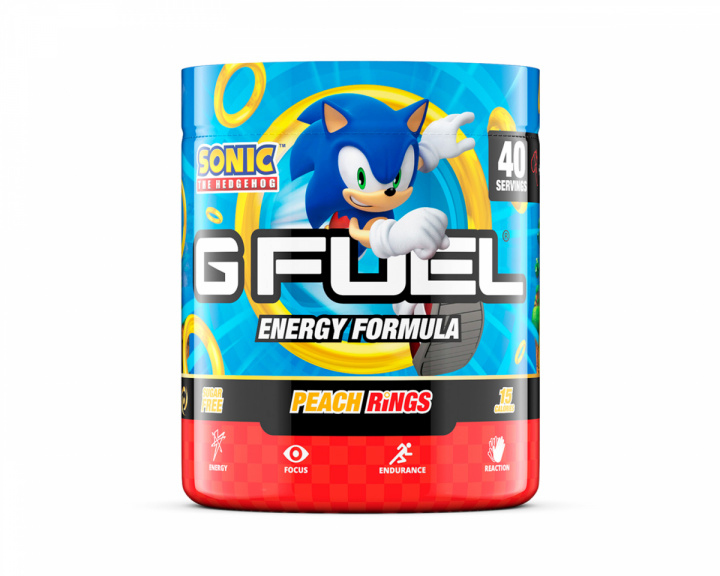 G FUEL Sonic Peach Rings - 40 Servings