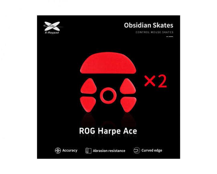 X-raypad Obsidian Mouse Skates for ROG Harpe Ace