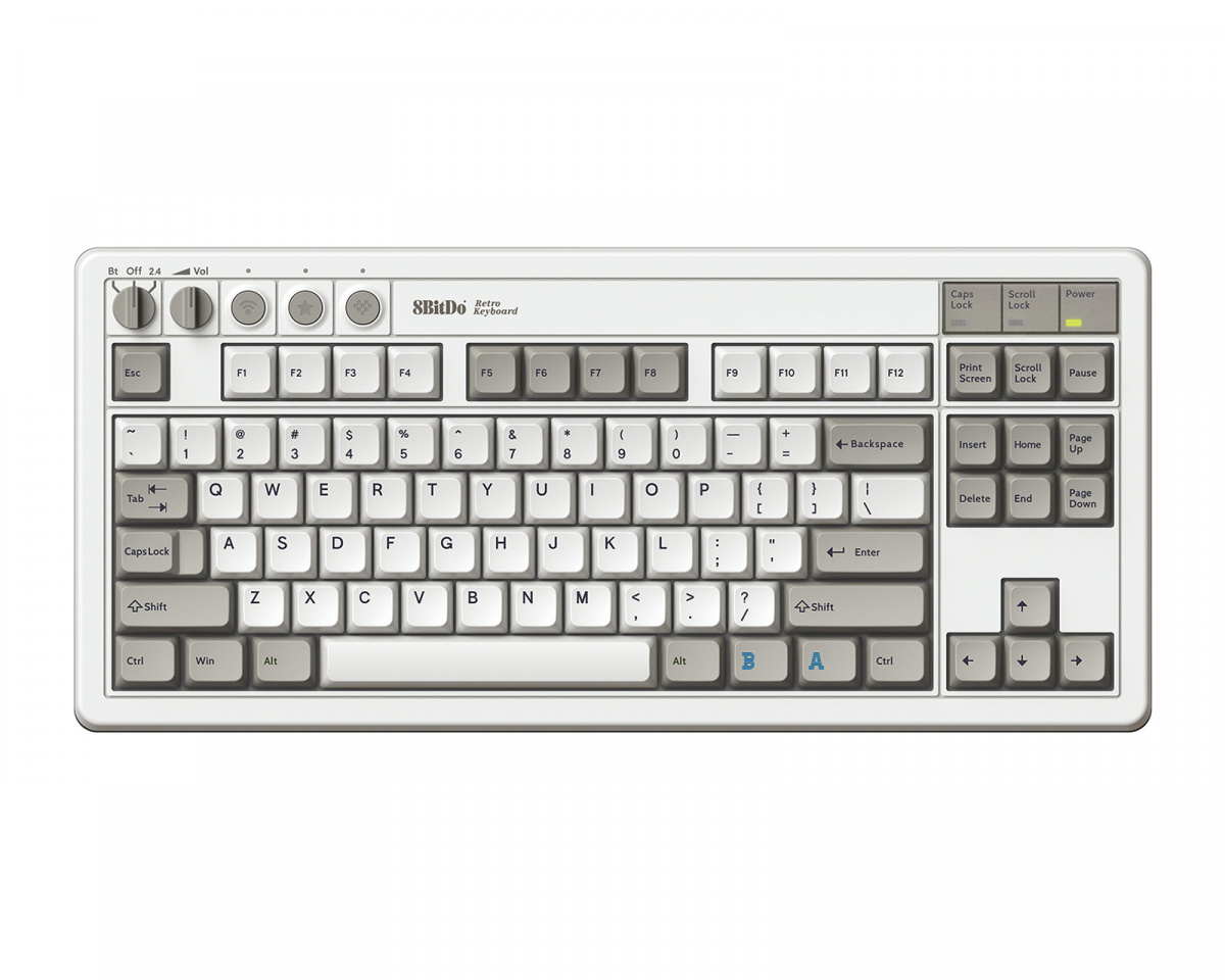 8Bitdo Retro Mechanical Keyboard Wireless - ANSI - M Edition