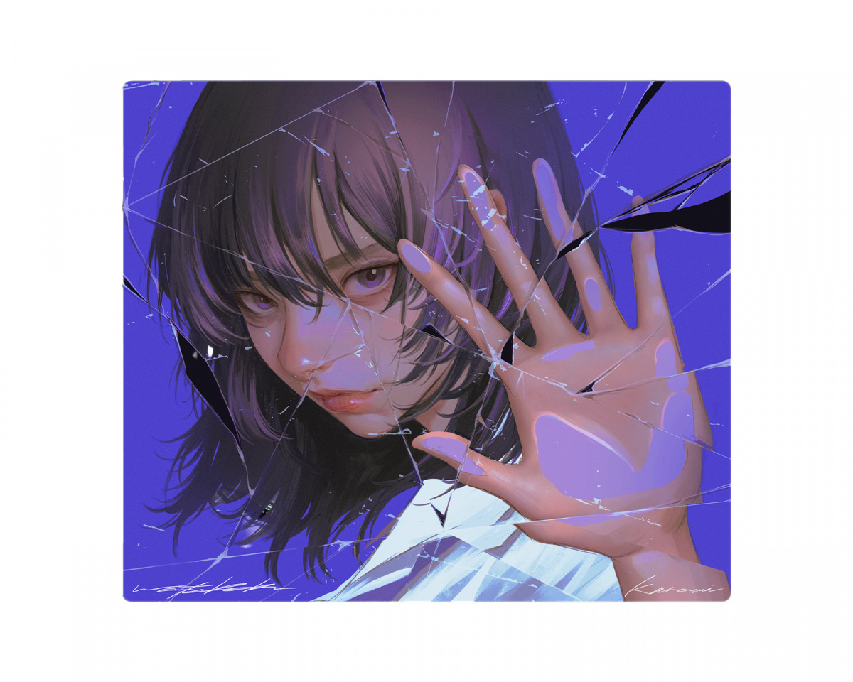 KANAMI SAI ガラスマウスパッド Kanami SAI Glass Mousepad - Limited Edition - MaxGaming.com