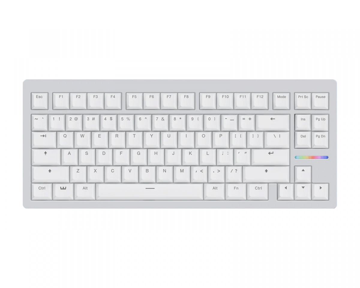 Wooting 80HE 80% Keyboard Zinc Alloy White - ANSI Wooting 80HE 80% Keyboard Zinc Alloy White - ANSI