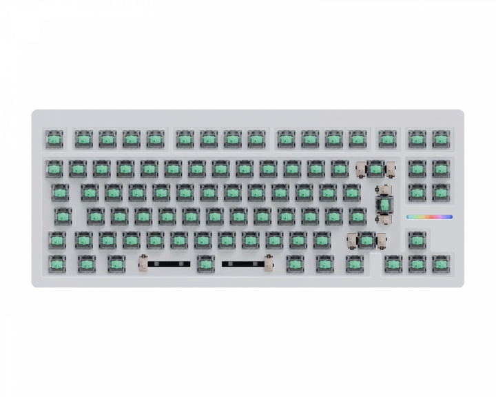 Wooting 80HE 80% Keyboard Zinc Alloy White - ISO