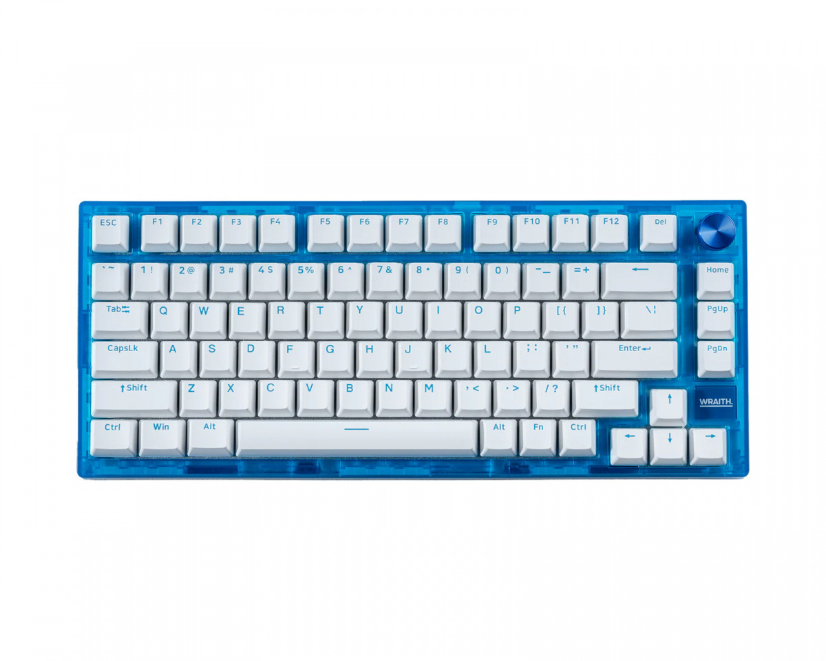 Wraith W75 V2 Analog Gaming Keyboard - Cyber Blue [Hall Effect