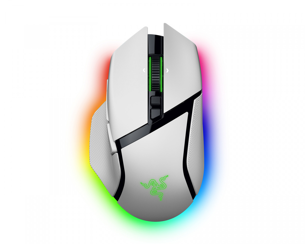 Razer Basilisk V3 Pro 35K - White - MaxGaming.com