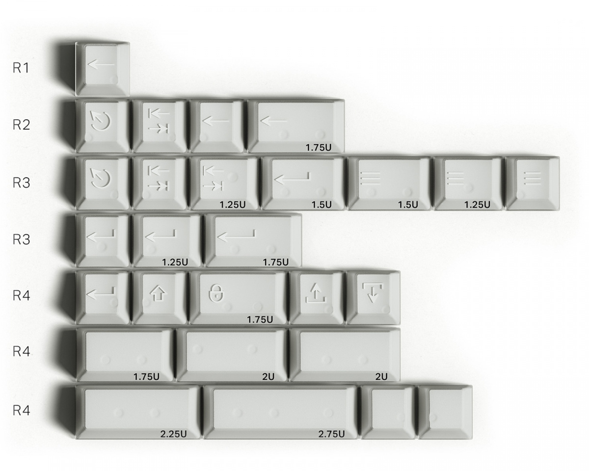 X-RAY キーキャップ　セット　 base kit PBDfans PBTfans X-ray – KBDfans® Mechanical Keyboards Store