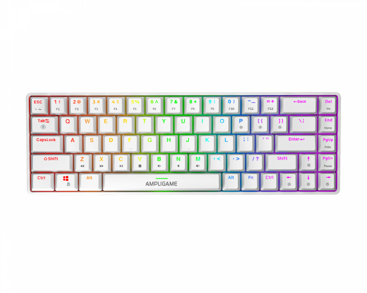 Fifine AmpliGame GK1W ANSI Keyboard - White