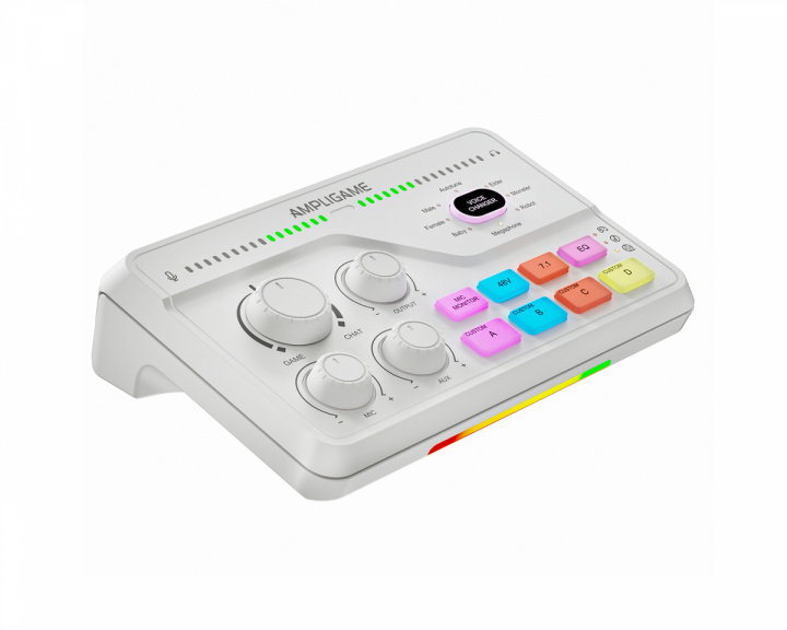 Fifine AmpliGame SC8 Audio Mixer - White