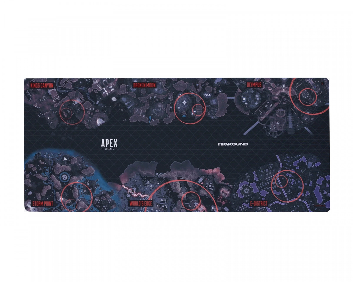 Higround Apex Gaming Mousepad - Minimap - XL - MaxGaming.com