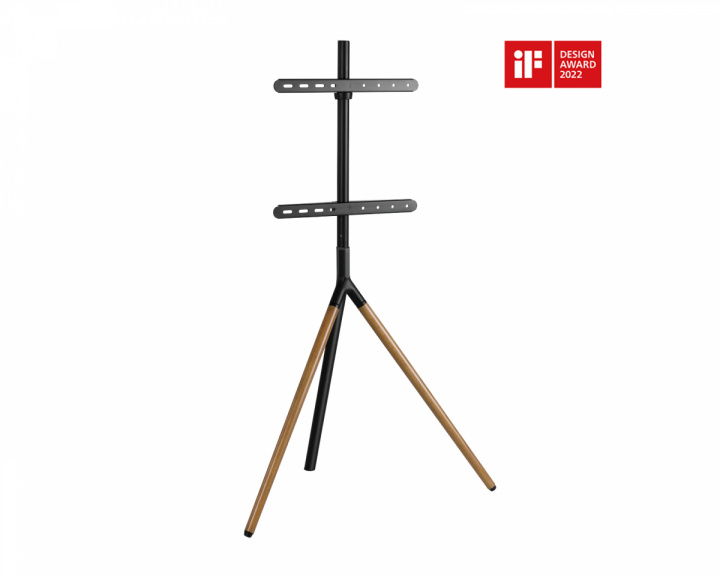 MaxMount Tripod Stylish Easel Studio TV Floor Stand - Black
