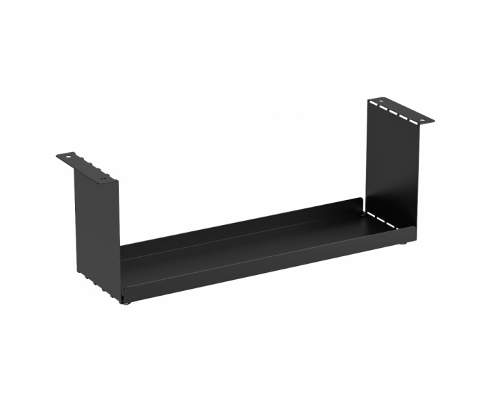  Compact Under-Desk Cable Tray - Black