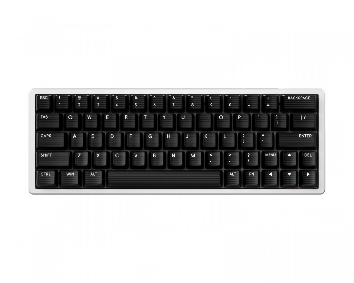 Scyrox Xpunk 63 Magnetic 60% Gaming Keyboard - White/Black
