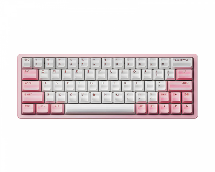 Scyrox Xpunk 63 Magnetic 60% Gaming Keyboard - Pink/White