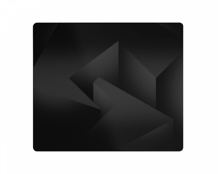 GLSSWRKS Polarity Series Glass Mousepad - XL - Black
