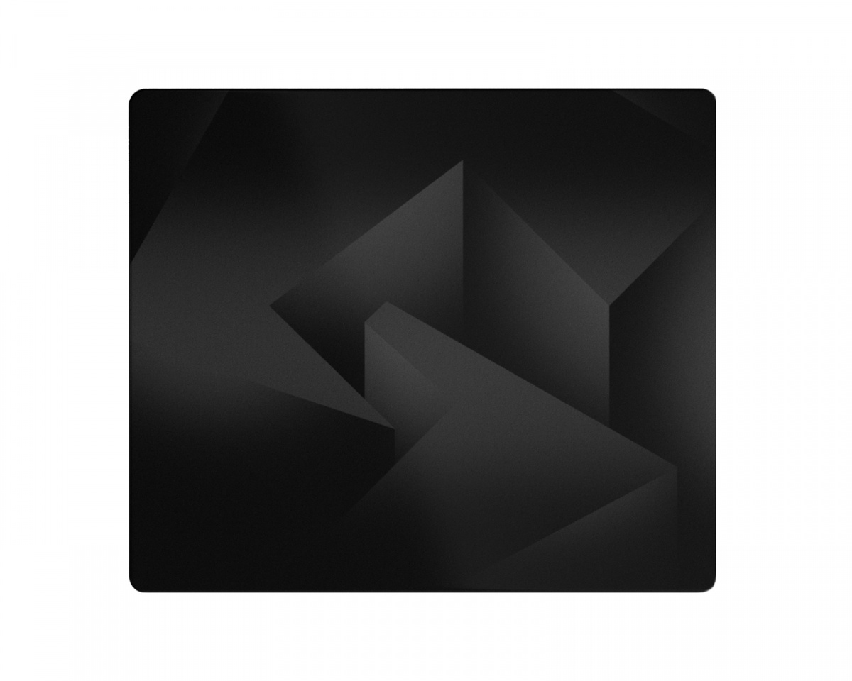 Tekkusai Polarity Series Glass Mousepad - Large - Black