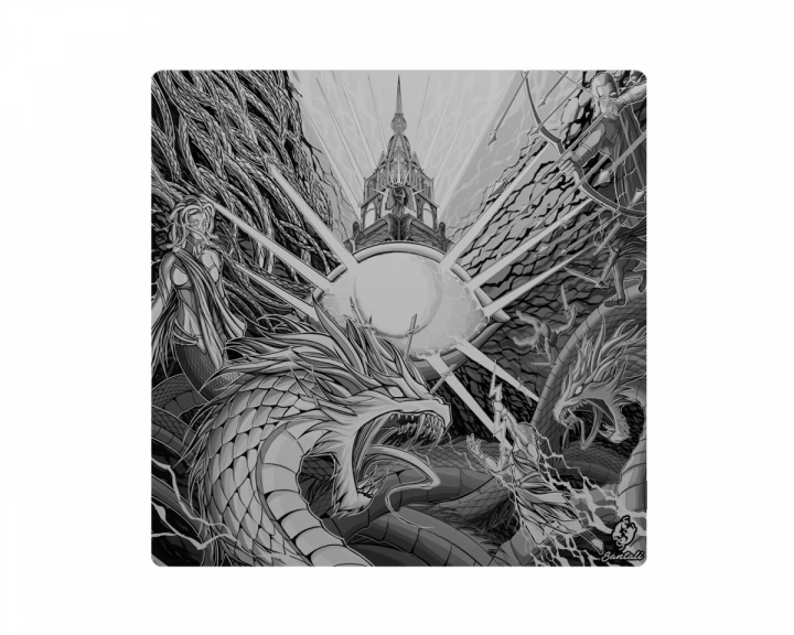 Santali Eye of Kaos Glass Mousepad - Limited Edition