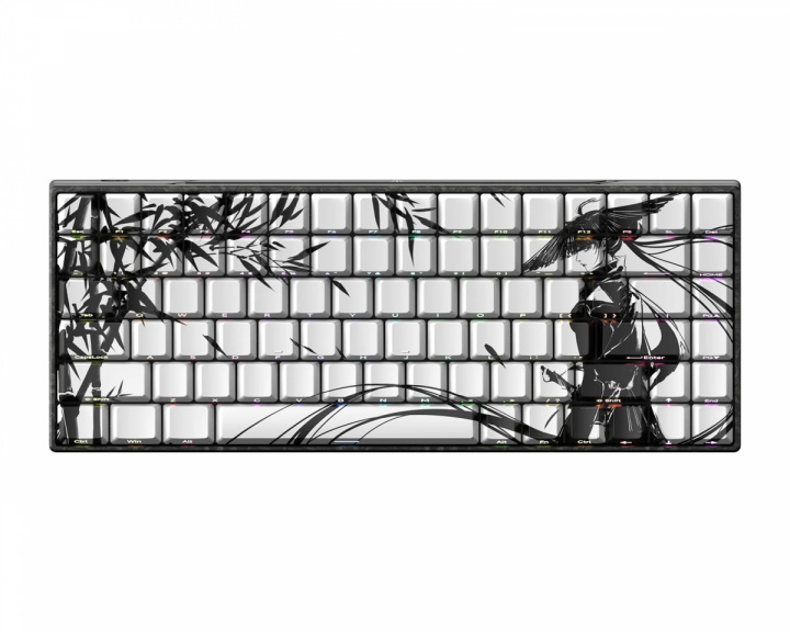 YING75 HE Forged Carbon Fiber Keyboard - White [Gateron Nightfall]