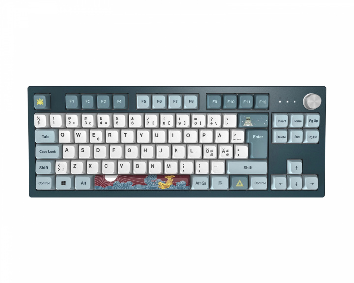 Montech MKey TKL Freedom ISO Keyboard Blue/White - [Gateron G Pro 2.0 Red]