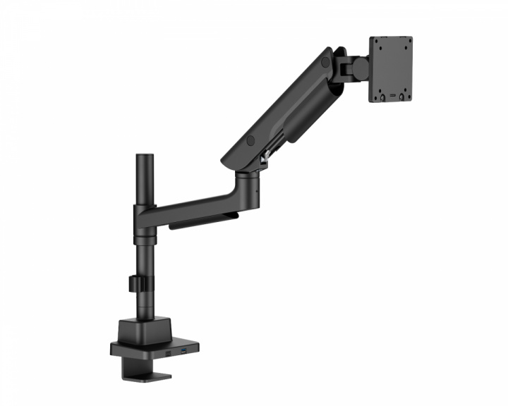 MaxMount Hercules Monitor Arm 27kg USB-Ports 24”-57” Black - 1 Screen