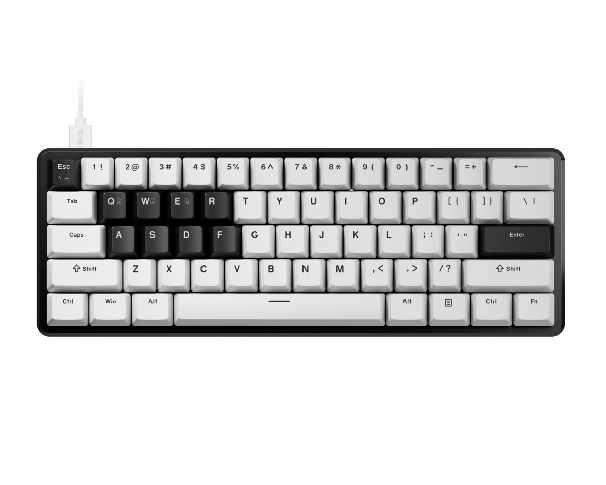 Pulsar PCMK 3 HE 60 Mechanical Keyboard ANSI - White - MaxGaming.com