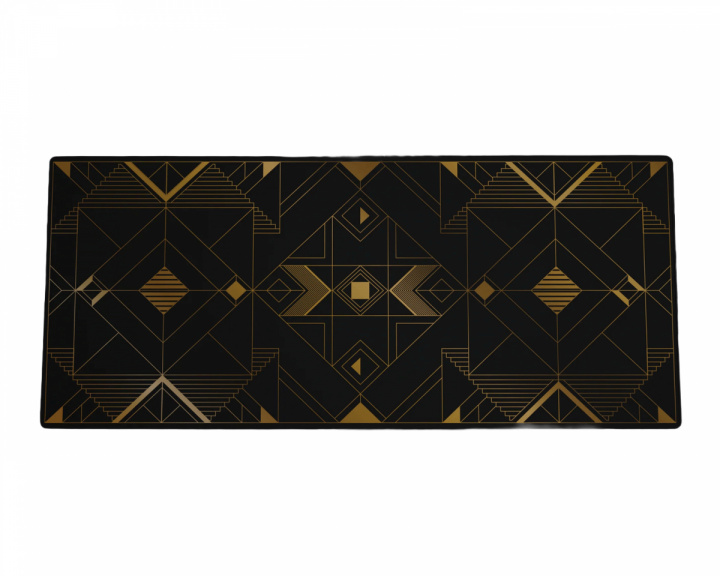 GMK CYL Black & Gold - Golden Angles Deskmat 2XL
