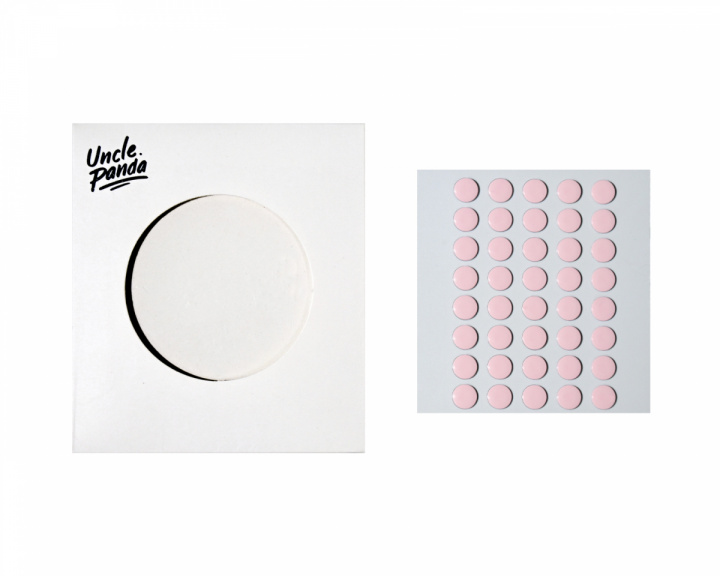 Uncle Panda Spirt Dots - Pink - 40 pcs