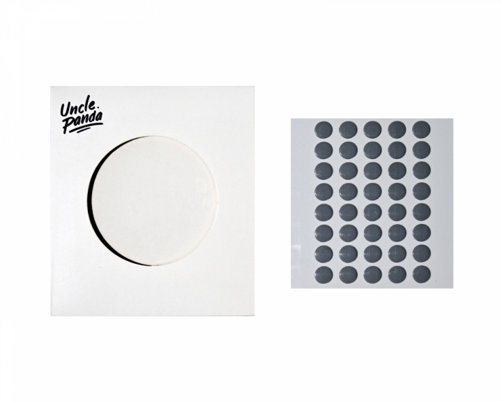 Uncle Panda Spirt Dots - Grey - 40 pcs