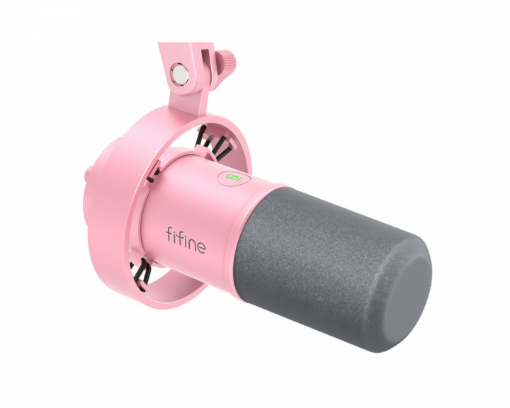 Fifine K688 USB/XLR Microphone - Dynamic Mic - Pink