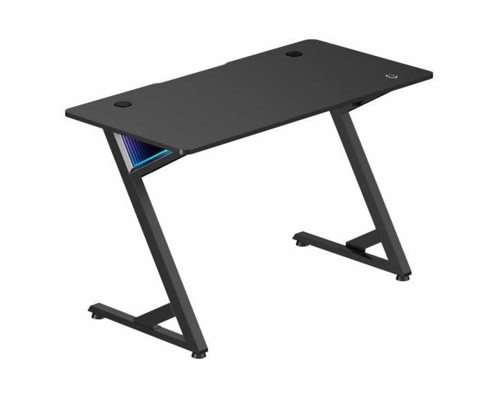 MaxMount InfinityGlow Gaming Desk (1200x600) - Black