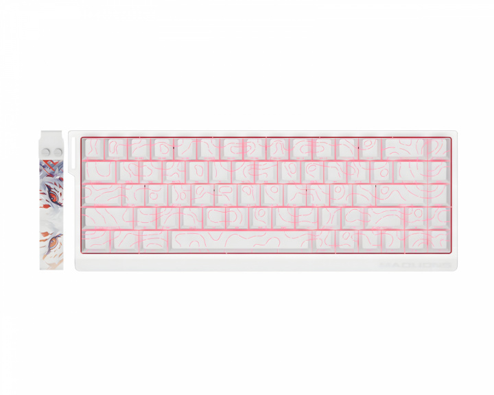  MAD 60 HE Flagship Keyboard ANSI [Magnetic Amber PRO] - White