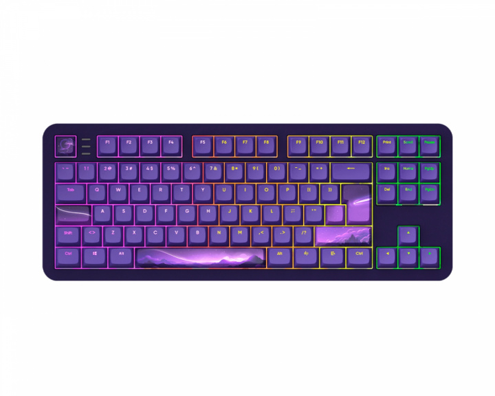 Dark Project ALU87 Gaming Keyboard RGB - Celestial [g3ms Voidstone]