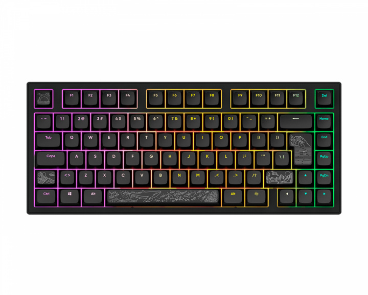  ALU81 Gaming Keyboard RGB - Nostra [g3ms Moonstone] - Black
