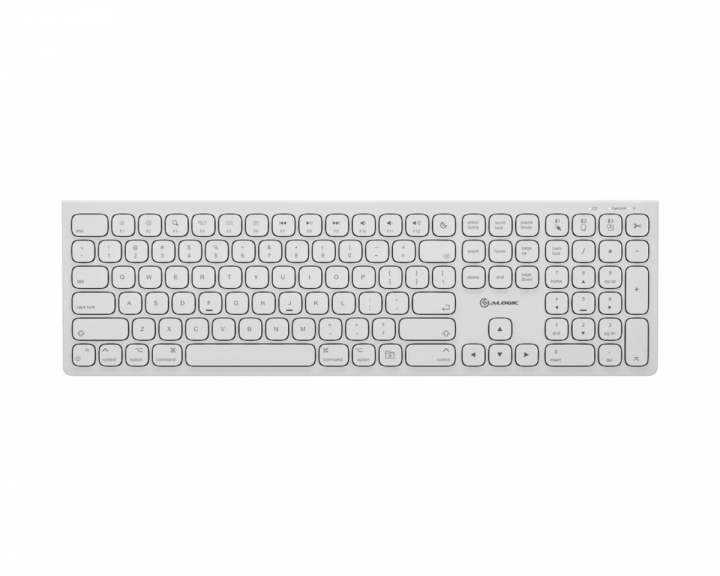 Alogic Echelon USB-C Bluetooth Keyboard - White