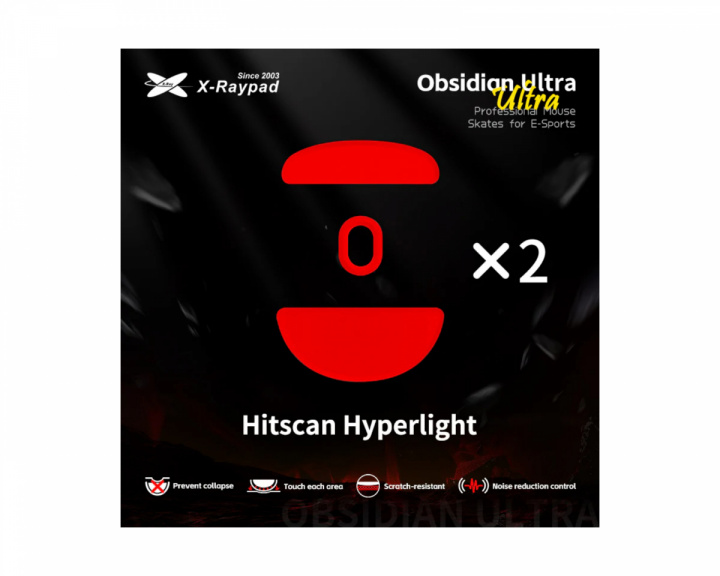 X-raypad Obsidian Ultra Skates for Hitscan Hyperlight