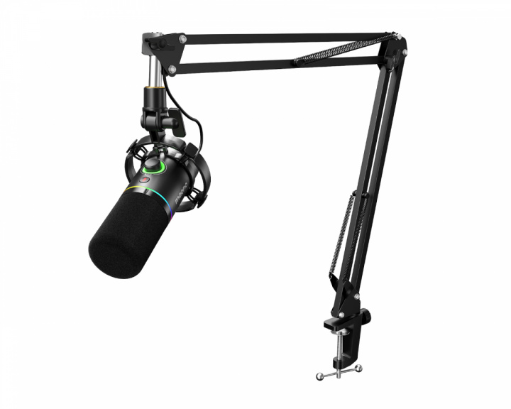Maono PD200XS - USB/XLR Dynamic Microphone with Microphone Arm - Black