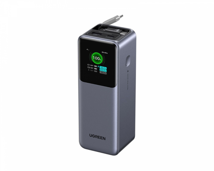 UGREEN 20000mAh 165W Power Bank with Retractable Cable